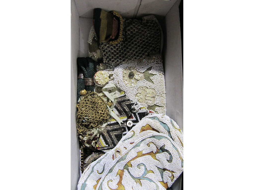 Appraisal: Lot comprising assorted beaded purses