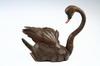 Appraisal: WOOD CARVING - th C French hand carved wooden swan