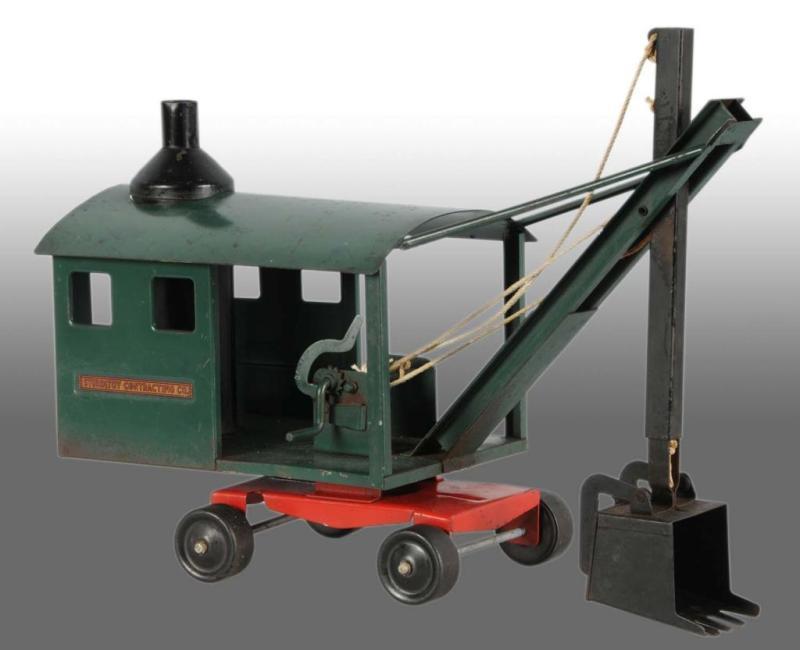 Appraisal: Pressed Steel Sturditoy Steam Shovel Toy Description Circa Working and