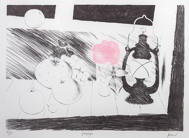 Appraisal: Mary Fedden British - Lamplight signed titled and numbered in