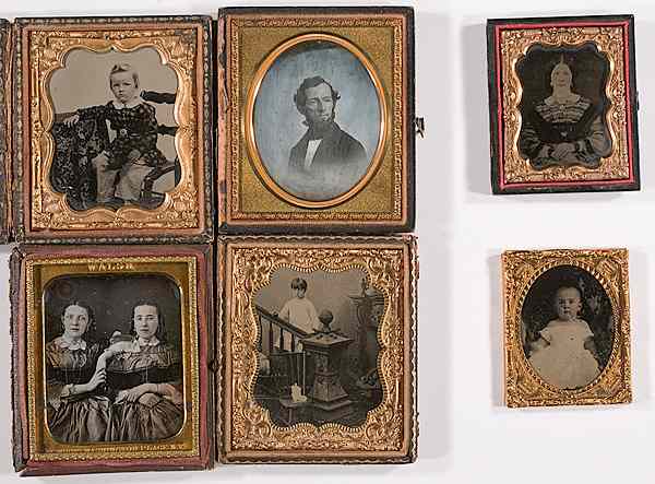 Appraisal: Cased Images Group of Early Cased Images Lot of including