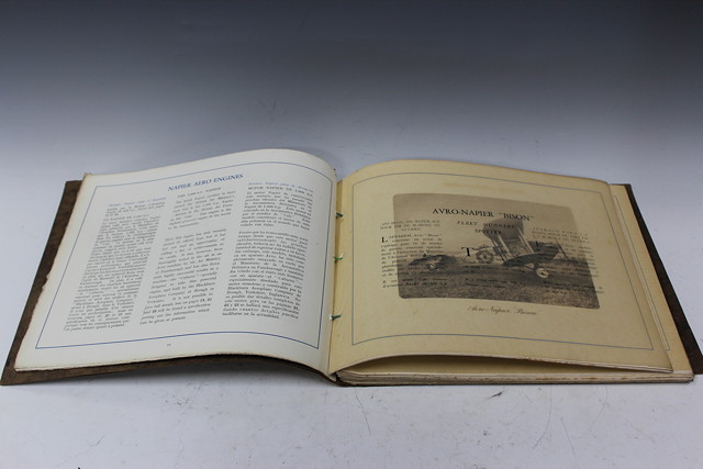 Appraisal: D NAPIER SON LTD - A publicity book containing a