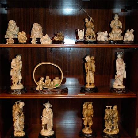 Appraisal: Group of Japanese Ivory Okimono Estimate -