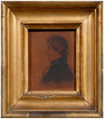 Appraisal: Virginia miniature portrait James Camillon Bennett inscription verso backing son