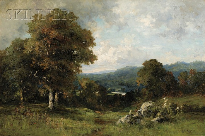 Appraisal: Ernest Christian Rost American - A Glimpse of the Connecticut