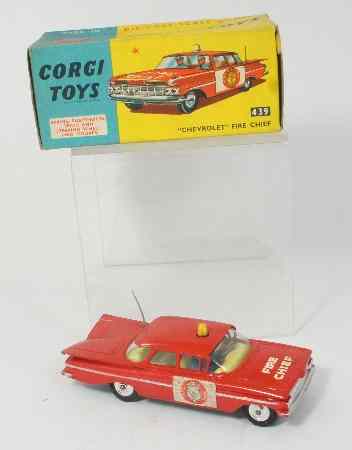 Appraisal: Corgi Toys Chevrolet Fire Chief in original box in good