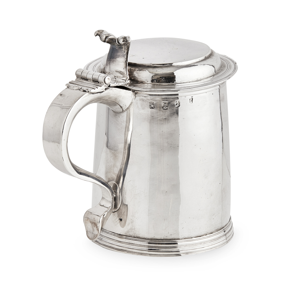 Appraisal: A George I Brittania standard tankard Wm Keatt of plain