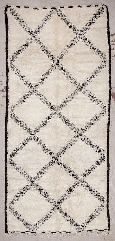 Appraisal: Modern Beni Ourain Rug ' '' x ' '' Modern