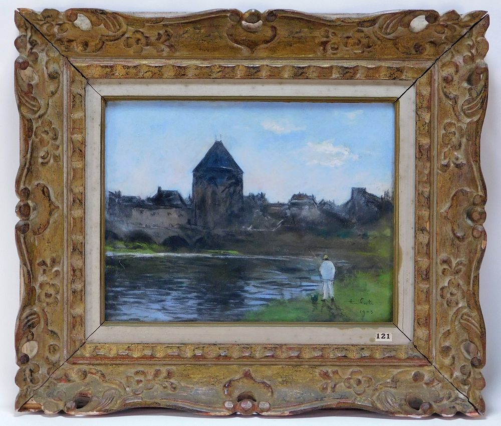 Appraisal: Siebe Johannes Ten Cate Impressionist Painting Siebe Johannes Ten Cate