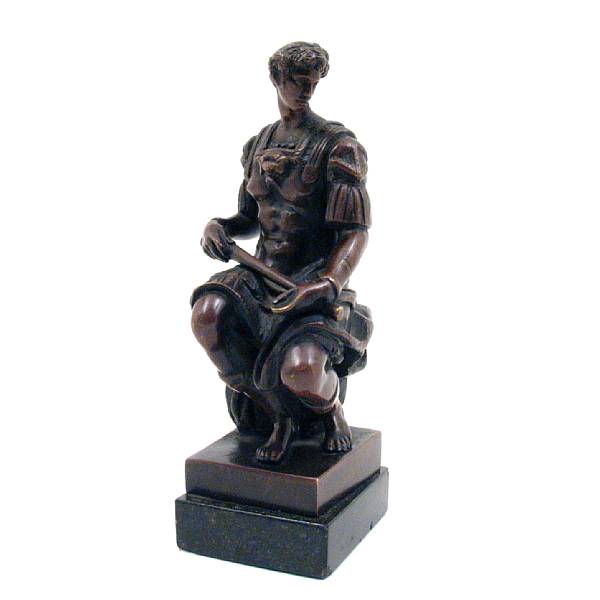 Appraisal: A Neoclassical figural bronze of a seated man height in