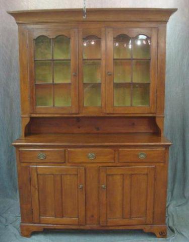 Appraisal: Antique American Stepback Cabinet From an Eastchester home Dimensions x