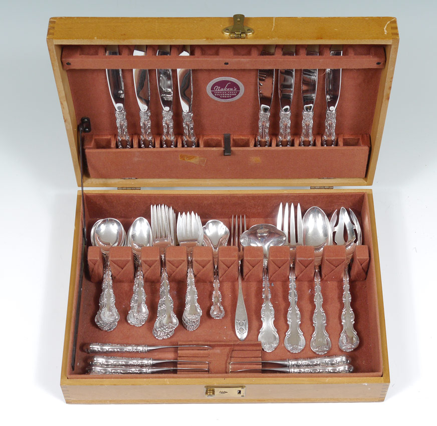 Appraisal: GORHAM STRASBOURG STERLING FLATWARE SERVICE FOR Approx pieces in the