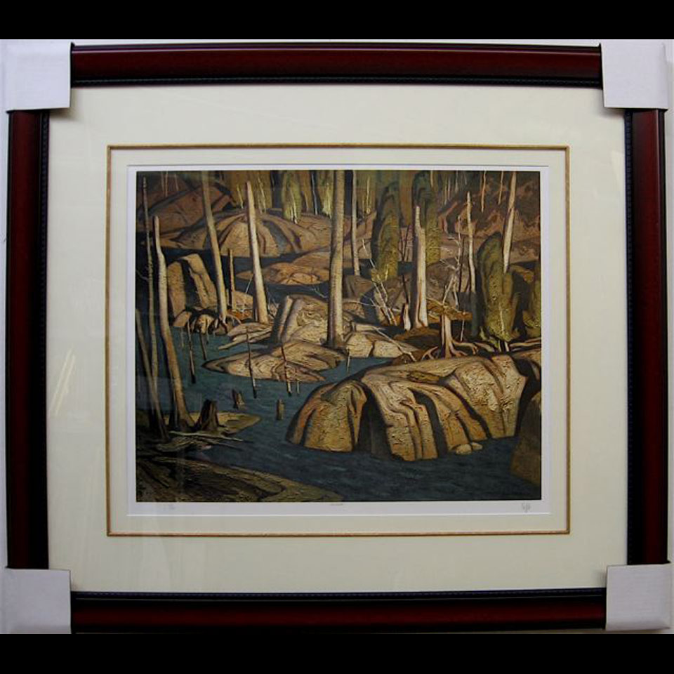 Appraisal: ALFRED JOSEPH CASSON - CANADIAN BACKWATER LIMITED EDITION PRINT Image