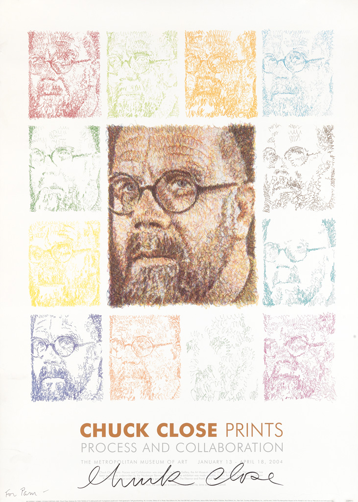 Appraisal: CHUCK CLOSE - CHUCK CLOSE PRINTS PROCESS AND COLLABORATION x