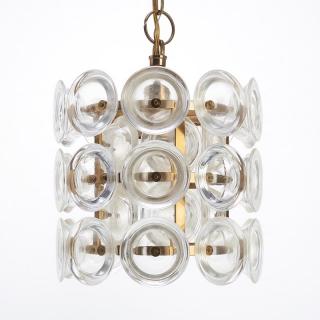 Appraisal: Attrib to Sciolari Italian Modernist chandelier Attrib to Sciolari Italian