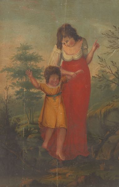 Appraisal: AMERICAN SCHOOL EARLY TH CENTURY x Mother and Child Oil