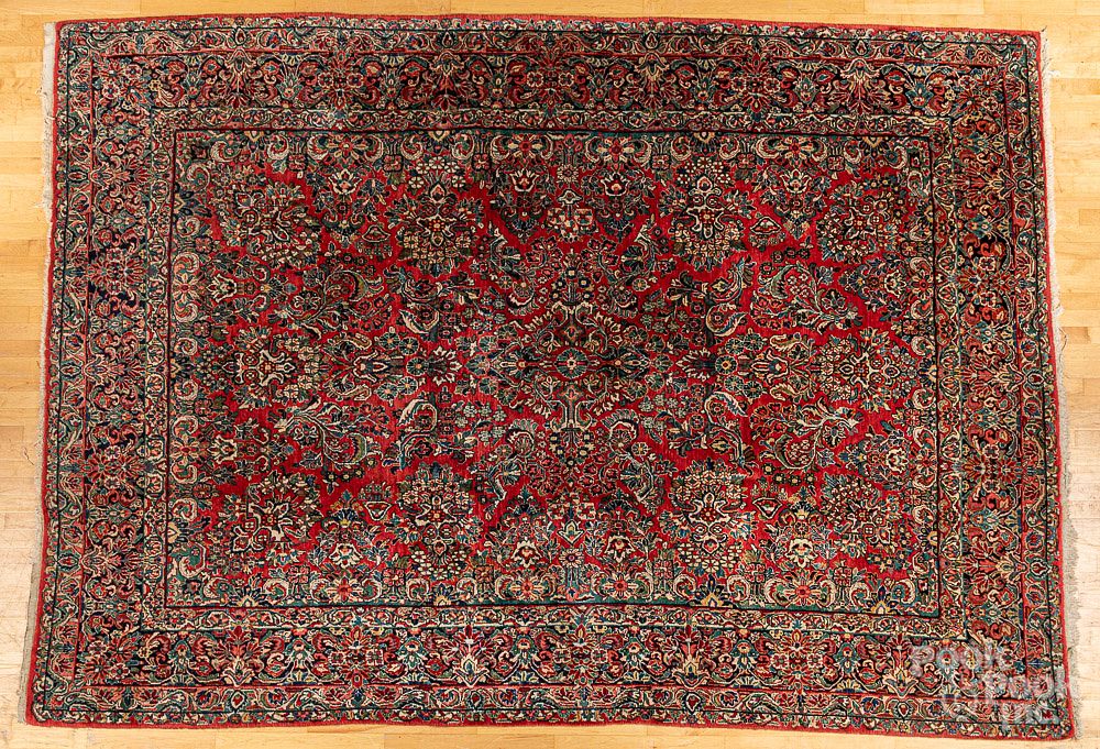 Appraisal: Sarouk carpet ca Sarouk carpet ca ' x ' Condition