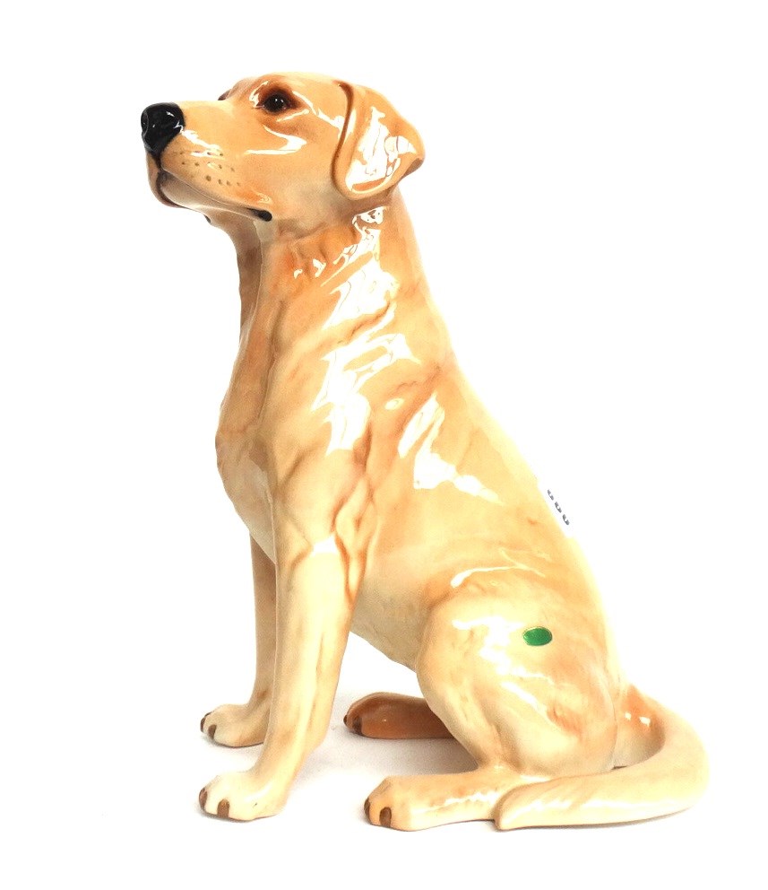 Appraisal: A Beswick large golden labrador No black printed and incised