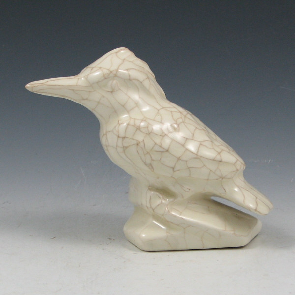 Appraisal: Stangl Kingfisher Ivory Crackle - Mint Stangl Kingfisher in ivory