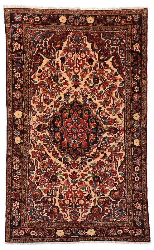 Appraisal: Hamadan Rug Persian th century Borchalou district white field with