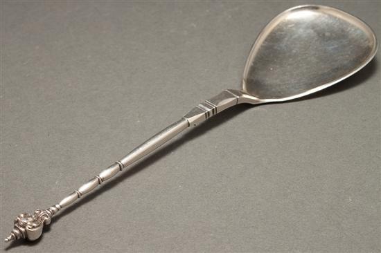 Appraisal: German Renaissance style anointing spoon third quarter- th century with