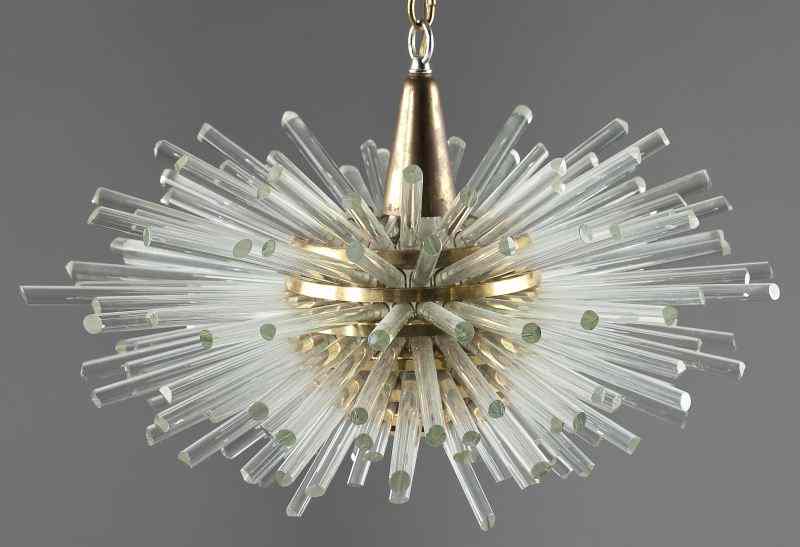 Appraisal: Bakalowits and Sohne ''Miracle'' Chandelier Viennacirca brass and crystal seven