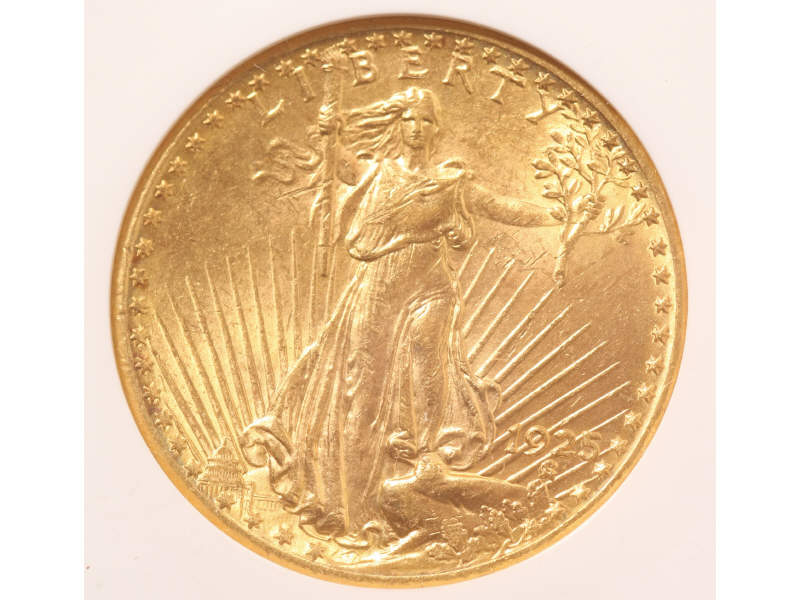 Appraisal: St Gaudens Gold Double Eagle NGC MS well-struck with superior