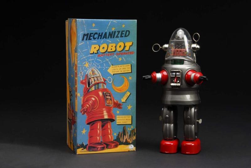 Appraisal: Contemporary Robby Mechanized Robot Toy Description Japanese Made by Osaka