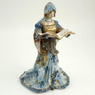 Appraisal: Antique Aloys French th Century Art Nouveau Glazed Porcelain Figurine