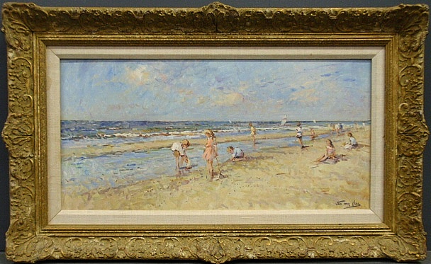 Appraisal: - Van Der Plas Niek Netherlands b oil on canvas