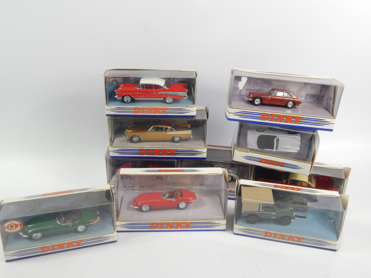 Appraisal: A collection of Dinky die cast models including a Jaguar