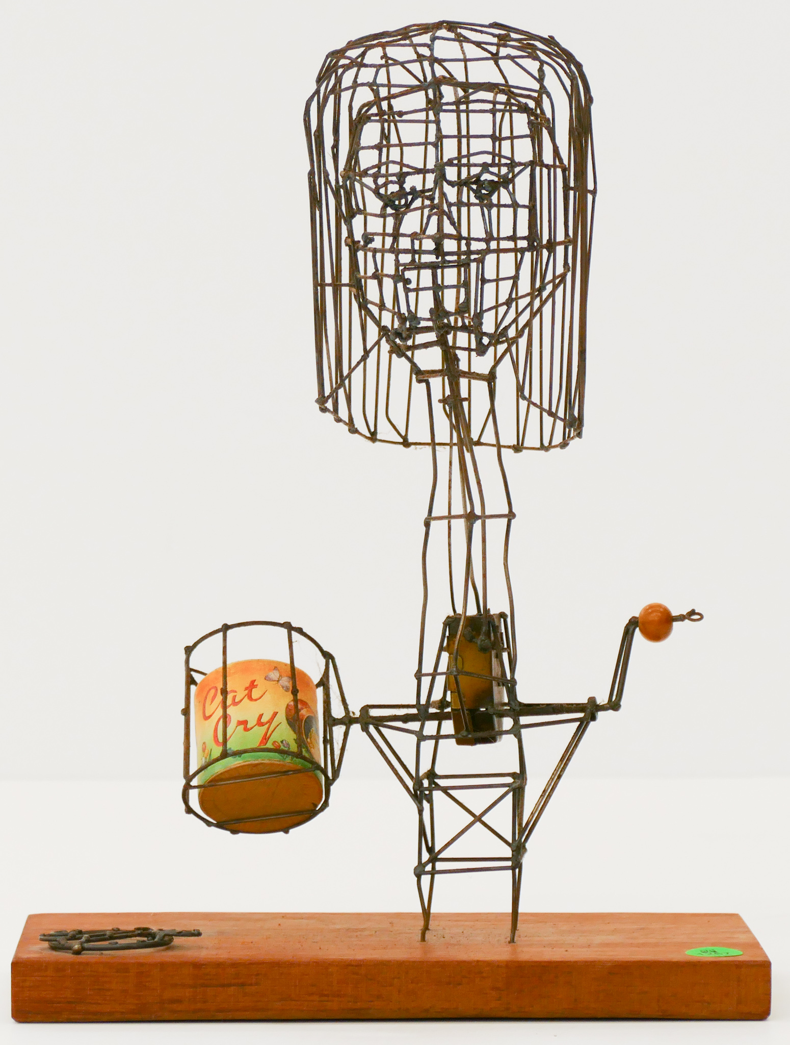 Appraisal: Joe Police ''Chatterbox'' Wire Kinetic Sculpture ''