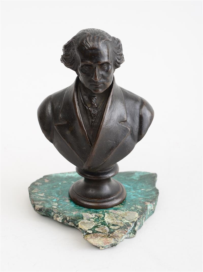 Appraisal: CARLO MAROCHETTI R A - BUST OF GEORGE WASHINGTON Hollow-cast