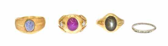 Appraisal: A Collection of Rings consisting of three rings all containing