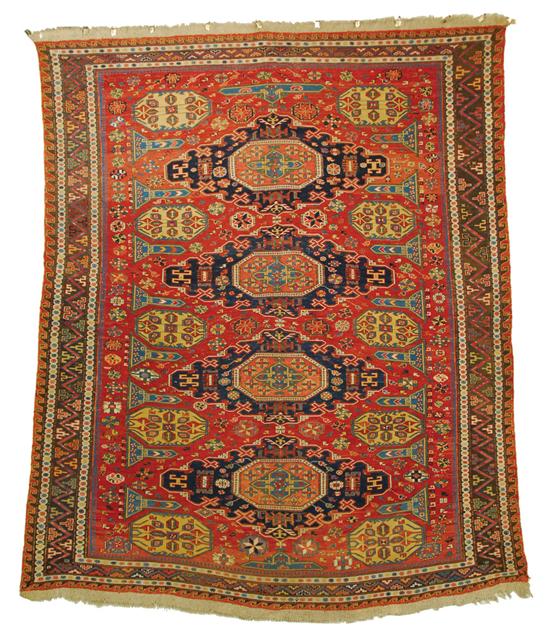 Appraisal: SOUMAC CARPET Caucasus circa feet inches x feet inch