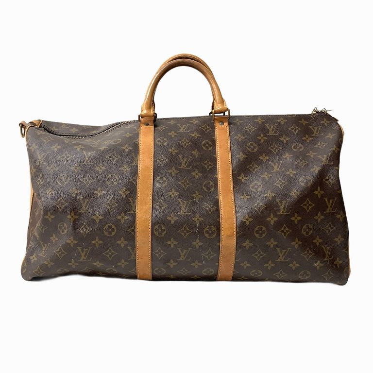 Appraisal: Louis Vuitton Monogram Keepall Travel Bag Louis Vuitton Monogram Keepall