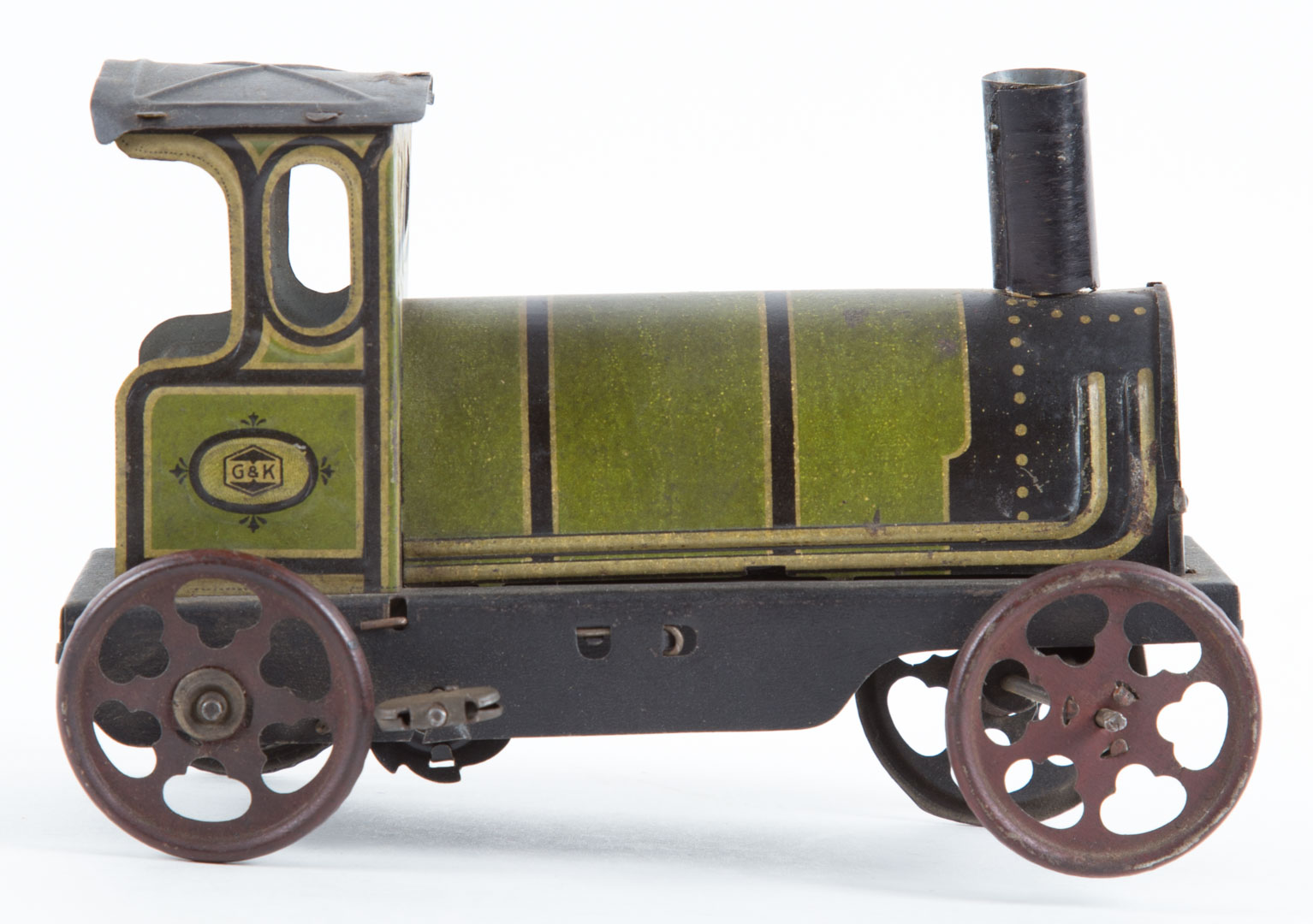 Appraisal: Early G K tin locomotive in L tin Condition Excellent