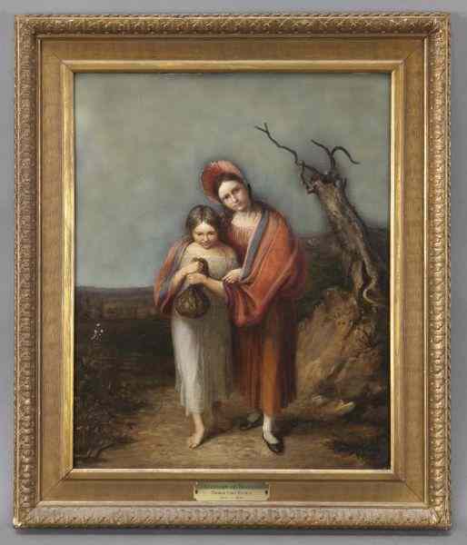 Appraisal: Thomas Coke Ruckle ''Allegory of Charity'' oilon canvas Signed lower