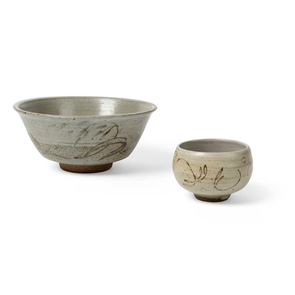 Appraisal: HENRY HAMMOND BRITISH - TWO BOWLS each impressed artist's seal