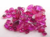 Appraisal: A quantity of loose polished rubies approx carats VAT will