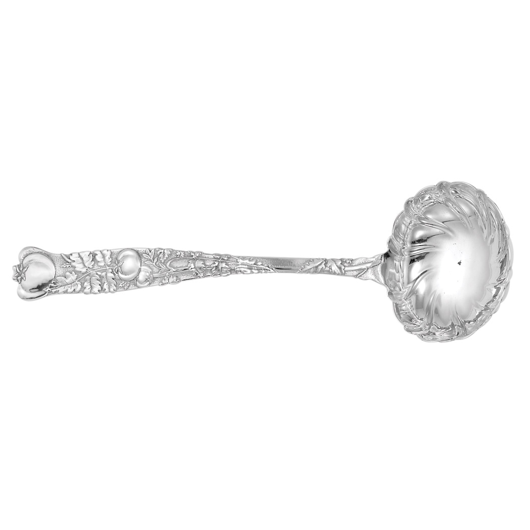 Appraisal: Tiffany Co Sterling Silver Soup Ladle In the Vine pattern