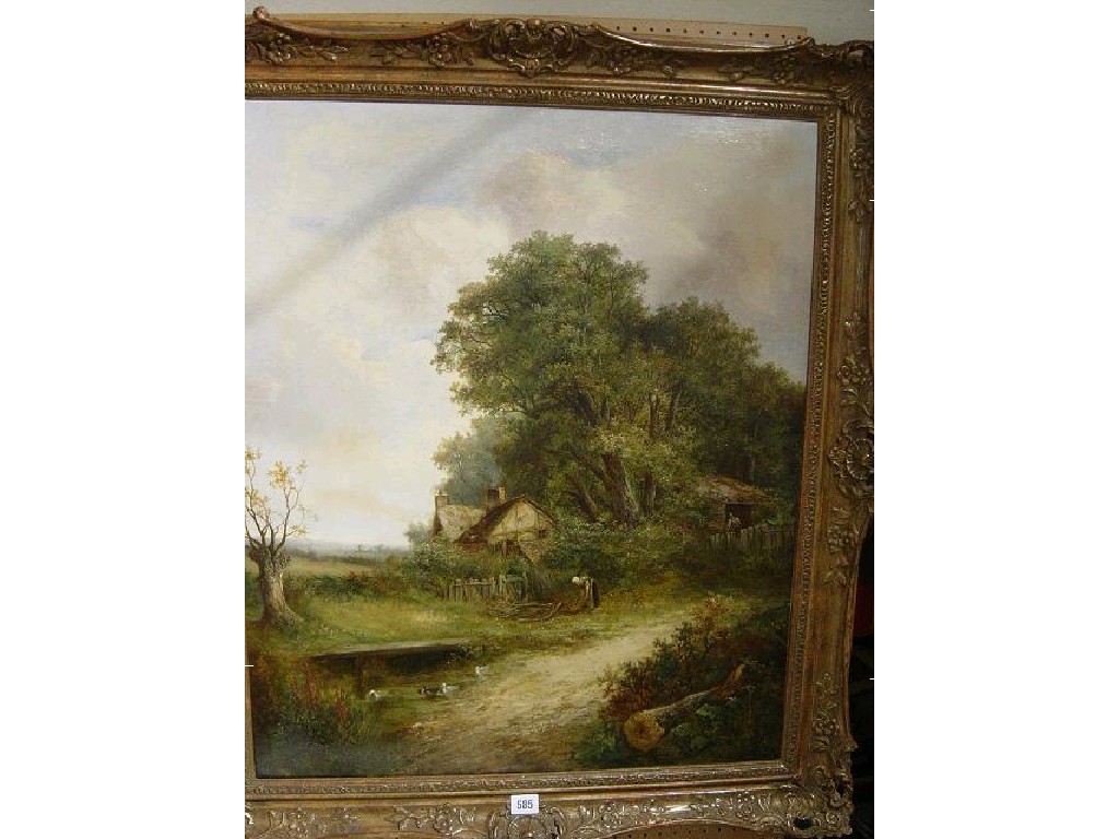 Appraisal: A late th century oil painting on canvas by Joseph