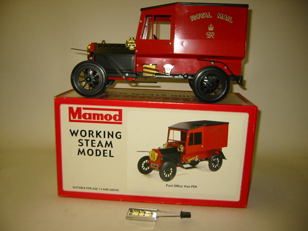 Appraisal: A Mamod steam model Post Office Van PO long boxed