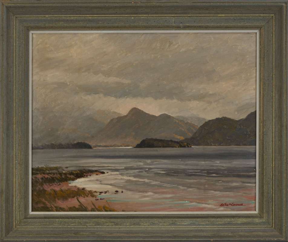 Appraisal: O'CONNOR Sean Irish - ''North Shore Lower Lake Killarney'' Oil