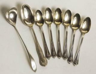 Appraisal: Sterling Silver Asst Gorham Spoons OT Gross