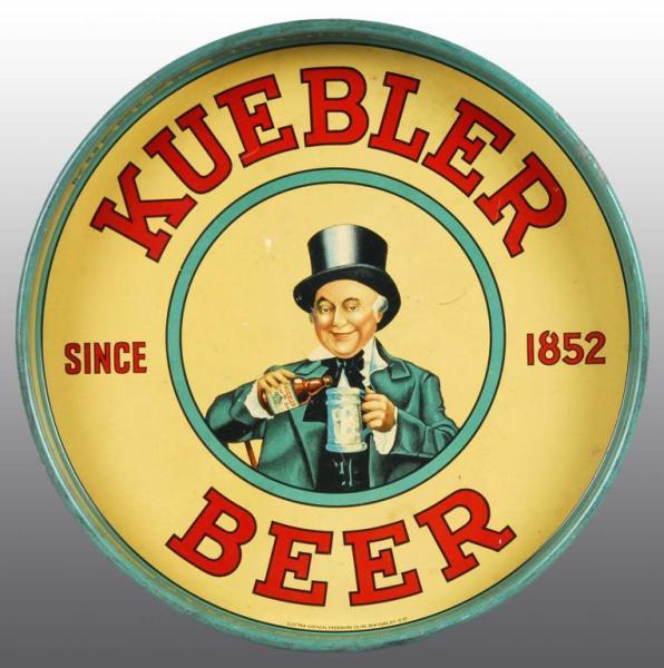 Appraisal: Kuebler Beer Serving Tray Description Minor scratching mostly on the