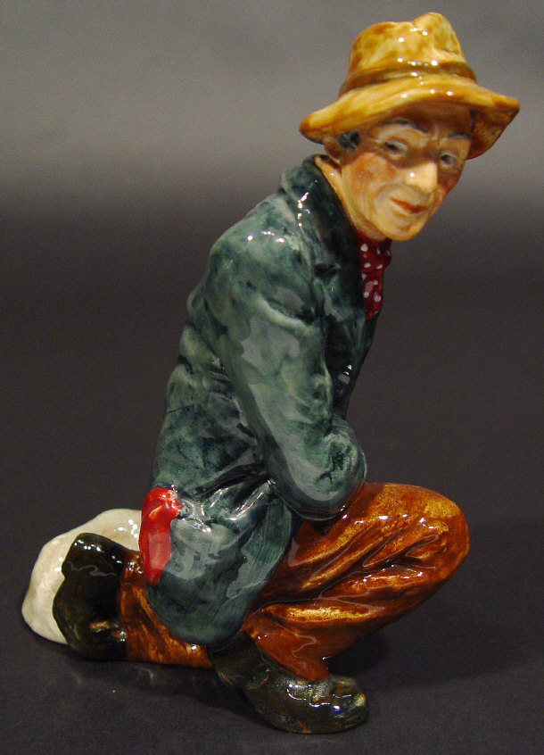 Appraisal: Royal Doulton figure 'The Poacher' HN printed factory mark to