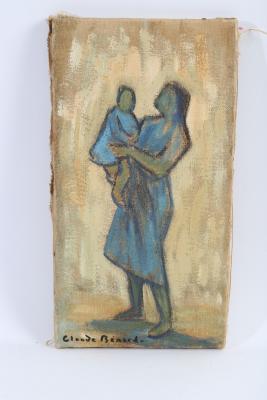 Appraisal: Claude Benard French - Mother and Child signed lower left