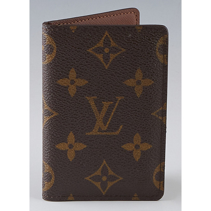 Appraisal: Louis Vuitton Organizer de Poche Wallet in brown monogram coated