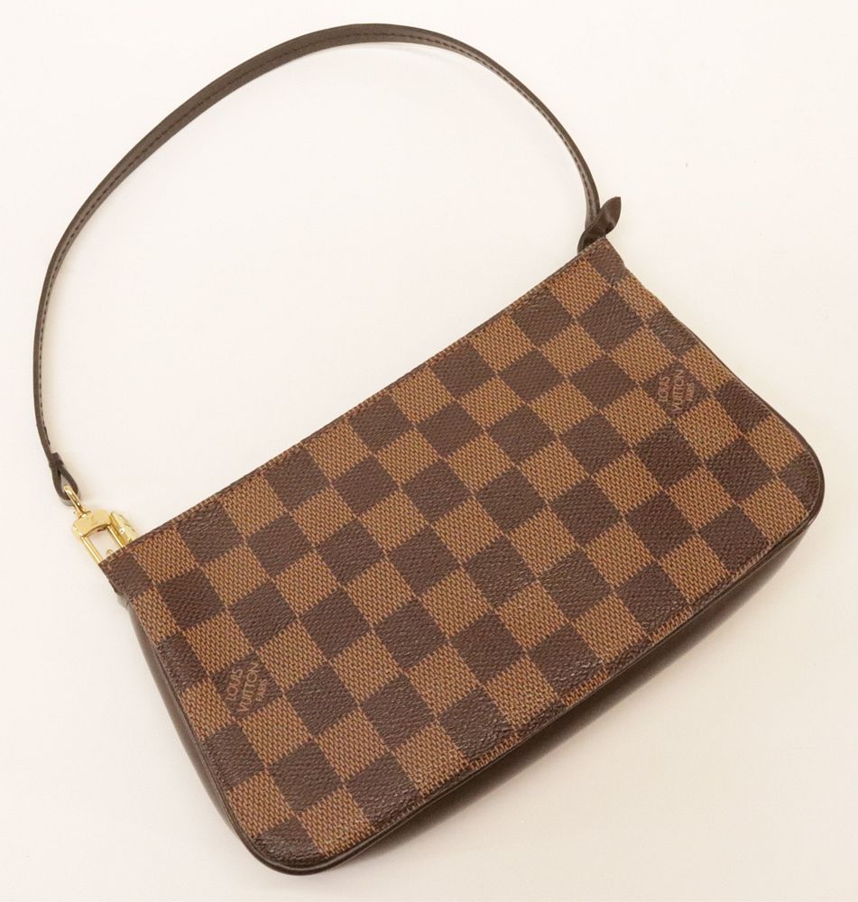 Appraisal: Louis Vuitton Damier Ebene Pochette Accessoires Louis Vuitton Damier Ebene